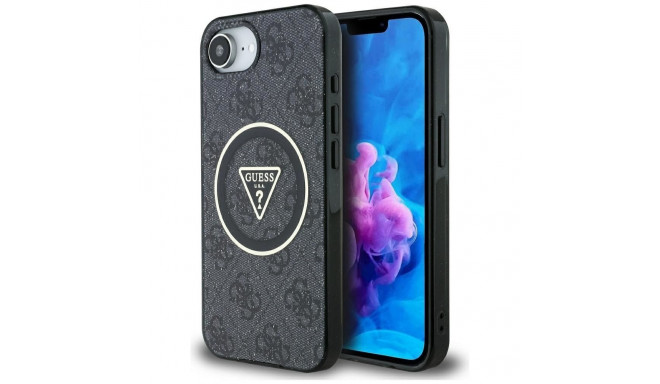 GUESS case for IPHONE 16e (SE 4 2025) compatible with MagSafe GUHMPSE4HG4PRTGK (IML Metal Glitter 4G