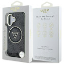 GUESS case for IPHONE 16 compatible with MagSafe GUHMP16SHG4PRTGK (IML Metal Glitter 4G Circle Trian