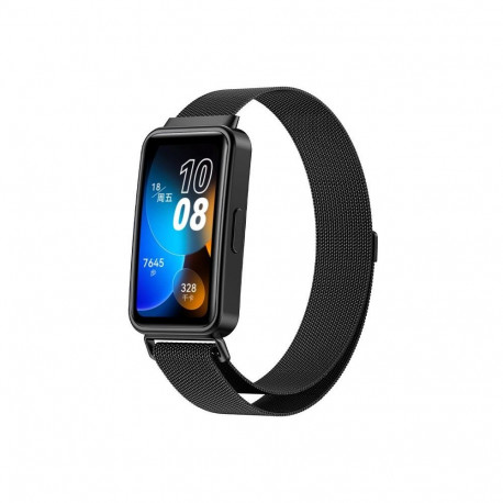 Kellarihm Trendybay Huawei Band 8/9/10 Milanese, metall, must