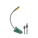 Wireless lamp Glocusent mini GLCSNTBL102G clip-on book light, USB-C Green