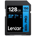 Lexar SDXC 800x Pro 128GB 150MB/s C10 V30 U3