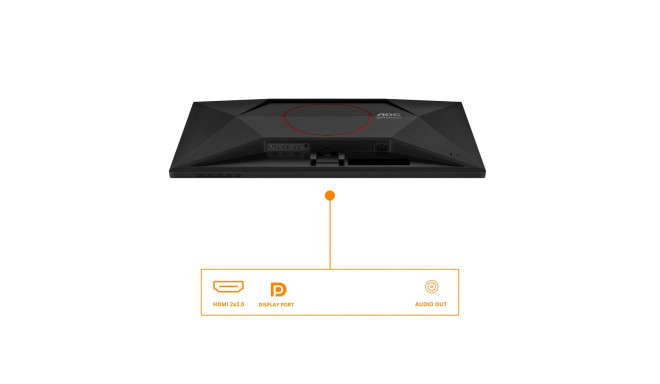 AOC Q27G42XE 27" IPS QHD 16:9 180 Hz 1 ms 2560 x 1440 pikslit 300 cd/m² 2 HDMI-pordiga must monitor