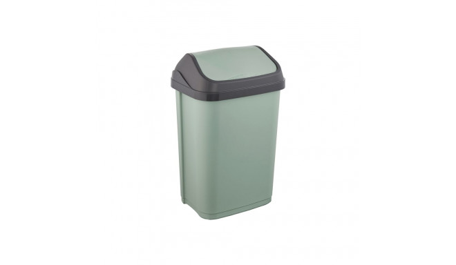 jäätmekast pööratava kaanega 10L Swantje 25,5x19x38cm roheline
