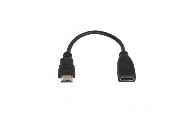 92-158# Przejście hdmi gniazdo hdmi-wtyk hdmi 0,2m