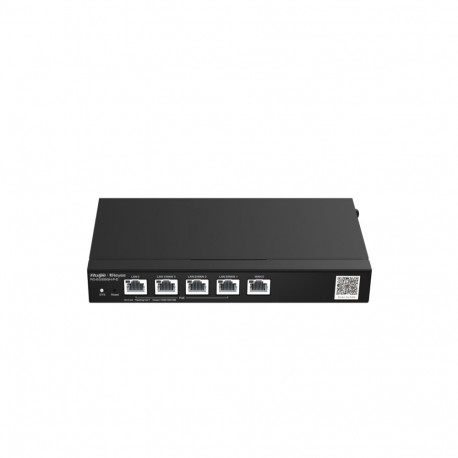 Ruijie RG-EG305GH-P-E Reyee 5-Port 1.5Gbps 300 Users 4 PoE out 4 Wan Ports 64 VPN Tunnels Black