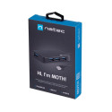 USB Hub - Natec 4-port Moth Black