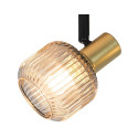 SPOT LIGHT SHADOW 2XE14 BLACK/GOLD