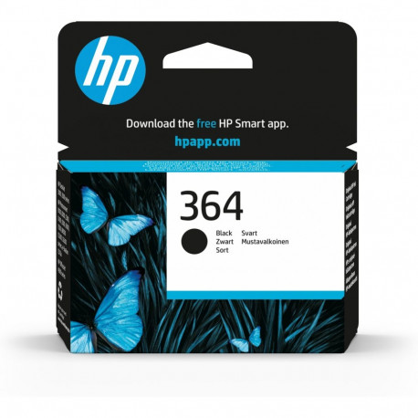 "HP 364 original Ink cartridge CB316EE BA1 black standard capacity 6ml 250 pages 1-pack with Vivera 