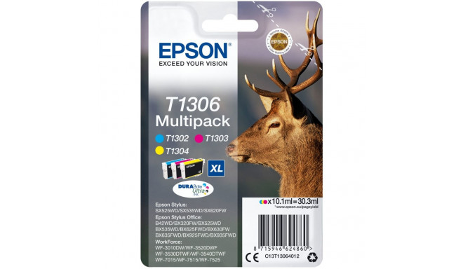 "Epson Tinte T1306 C13T13064012 3er Multipack (MCY)"