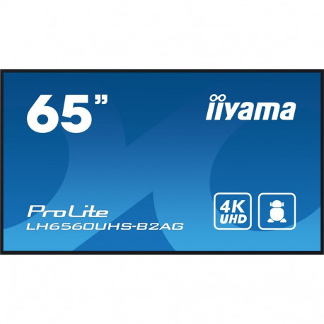 "IIYAMA 164.0cm(65"") LH6560UHS-B2AG 16:9 3xHDMI+2xUSB Spk (Speditionsversand)"