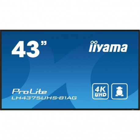 "IIYAMA 108cm (43"") LH4375UHS-B1AG 16:9 DVI+HDMI+USB IPS retail"