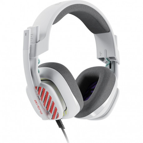 "Logitech Astro Gaming A10 Gen 2 Headset full size wired 3.5 mm jack white/PS"