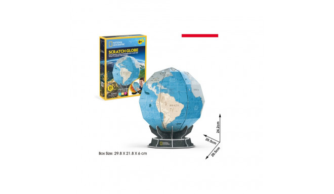 CUBICFUN 3D puzle Scratch Globe