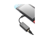 Ugreen external network adapter RJ45 - USB Type C (1000 Mbps / 1 Gbps) Gigabit Ethernet gray (CM199)