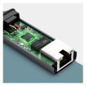 Ugreen external network adapter RJ45 - USB Type C (1000 Mbps / 1 Gbps) Gigabit Ethernet gray (CM199)