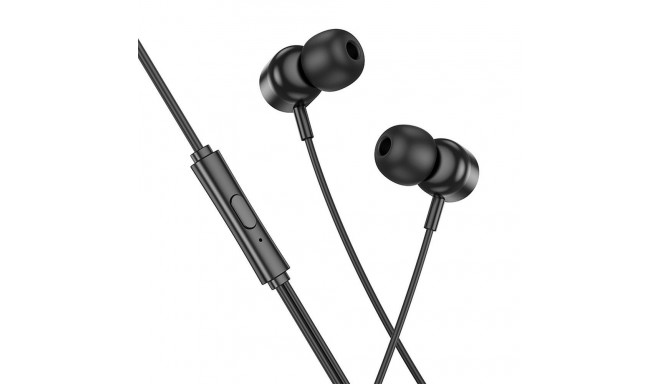 HOCO wire earphones Type C with microphone M122 black