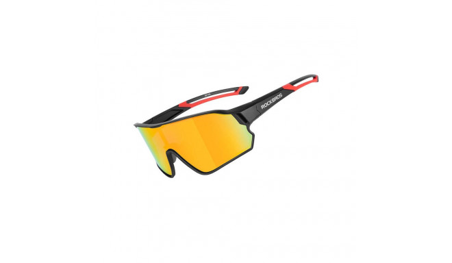 Rockbros bicycle glasses, photochromic 10135R (red)