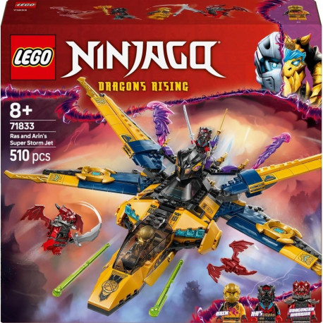 Ninjago Rasi ja Arina tormi superjet (71833)