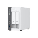QNAP TS-216G NAS/storage server Tower Cortex-A Cortex-A55 4 GB HDD White