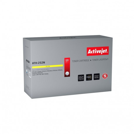Activejet ATH-252N kollane tooner (asendus HP 504A CE252A, Canon CRG-723Y; Supreme; 7000 lehekülge)