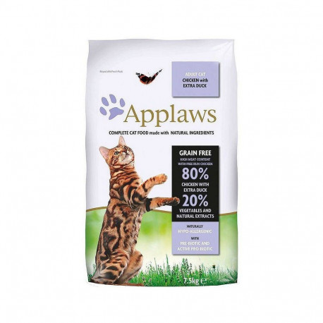 APPLAWS Chicken with duck - dry cat food - 7,5kg