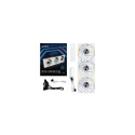 Lian Li UNI FAN TL Wireless LCD Fan, ARGB, PWM, 3-pack incl. Controller - Reverse Blade, 120 mm, whi