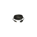 Manhattan USB-A to USB-A pikenduskaabel, 10m, isane-emane, aktiivne, 480 Mbps (USB 2.0), ahelühendat