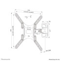 Neomounts WL40-540BL14 teleri seinakinnitus 32-55" - täisliikuv - lihtne paigaldus