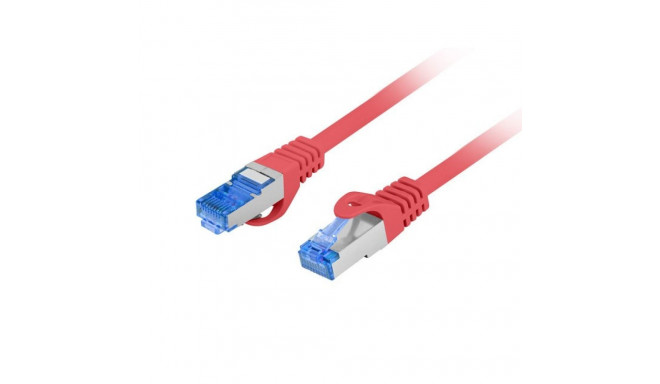 LANBERG PATCHCORD S/FTP CAT.6A 0.5M RED LSZH