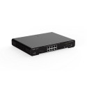 Ruijie RG-NBS3100-8GT2SFP-P 10-Port Gigabit Layer 2 Cloud 6kV 20Gbps PoE Lüliti Must