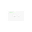 Ruijie RG-ES08G-L 8-Port 10/100/1000 Mbps 4kV 16Gbps Non-PoE Lüliti Valge