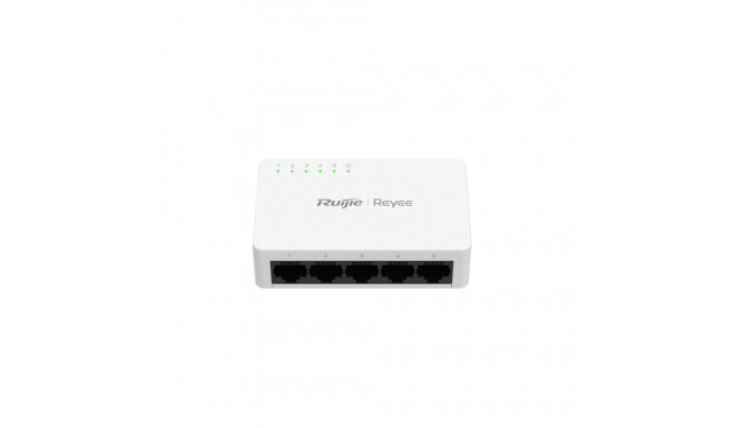 Ruijie RG-ES05G-L 5-Port 10/100/1000 Mbps 4kV 10Gbps Non-PoE Switch White