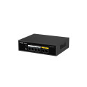 Ruijie RG-ES106F-P 6-Port 10/100 Mbps 4kV 1.2Gbps PoE Lüliti Must