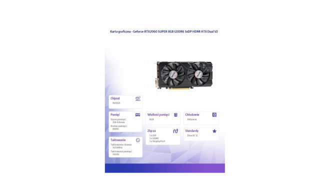 AFOX Geforce RTX2060 SU PER 8GB GDDR6