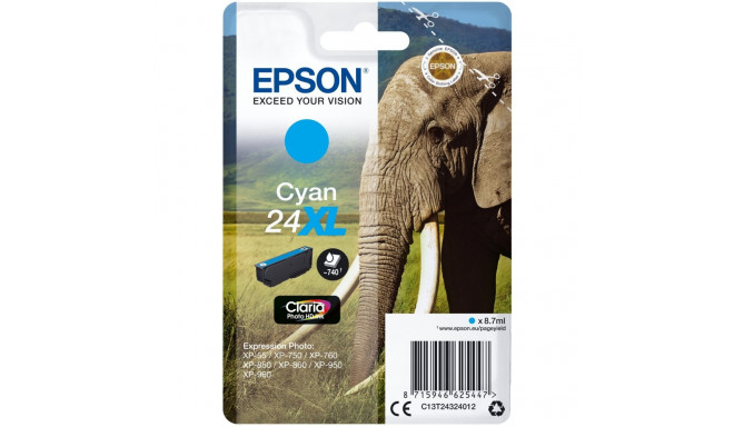 "Epson C13T24324012 cyan HC"