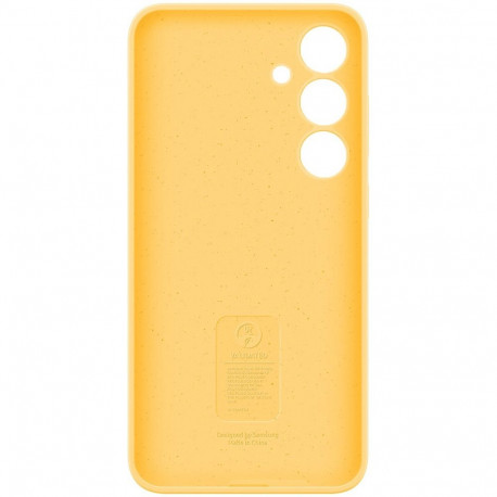 "Samsung Silicone Case fr Galaxy S24+. Yellow"