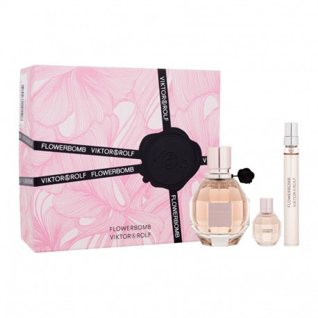Viktor & Rolf Flowerbomb Eau de Parfum (50ml) (Edp 50 ml + Edp 10 ml + Edp 7 ml)