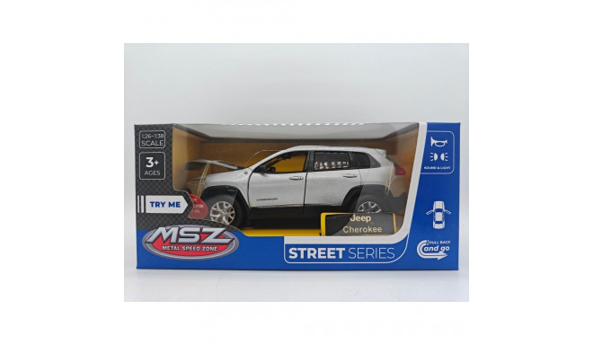 MSZ metallist mudelauto Jeep Cherokee, skaala 1:32