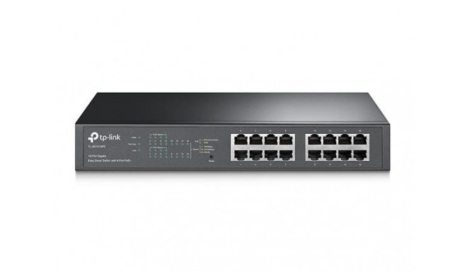 Switch|TP-LINK|Desktop/pedestal|16x10Base-T / 100Base-TX / 1000Base-T|PoE+ ports 8|TL-SG1016PE