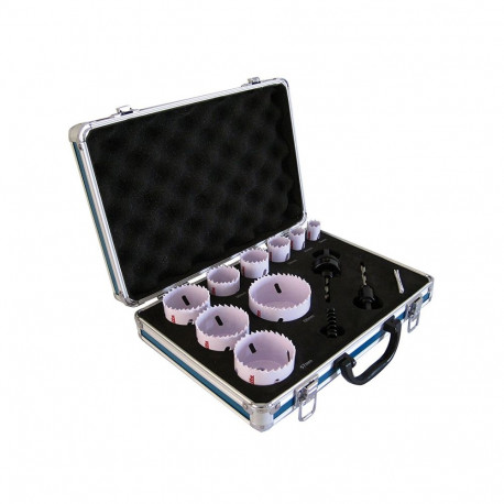 BIM elektriku aukpuuride komplekt D-47282 Ø19-68mm 12-osaline lõikesügavus 38mm kohver