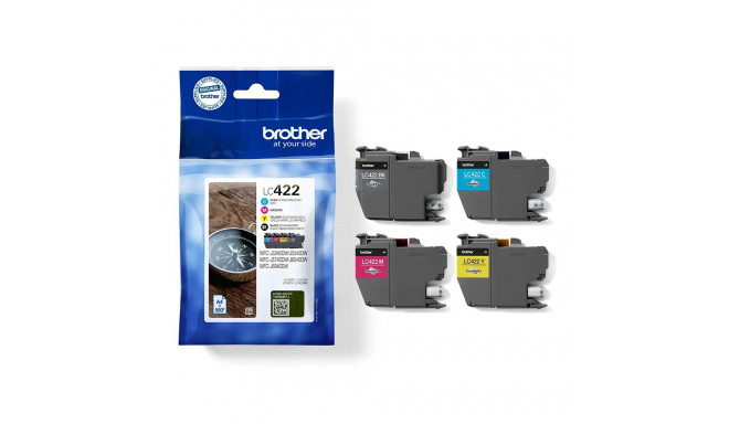 Brother LC422VALDR ink cartridge pack, 4 colours