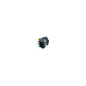 Brother TZe-731 lint, 12 mm x 8 m, must rohelisel taustal