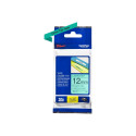 Brother TZe-731 lint, 12 mm x 8 m, must rohelisel taustal