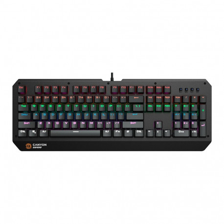 CANYON keyboard Hazard GK-6 RGB US/RU Wired Black