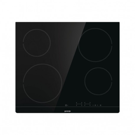 Gorenje | Hob | ECT641BSC | Vitroceramic | Number of burners/cooking zones 4 | Touch | Timer | Black
