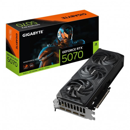 GIGABYTE GeForce RTX 5070 WINDFORCE OC SFF 12G Graphics Card - 12GB GDDR7, 192bit, PCI-E 5.0, 2542 M
