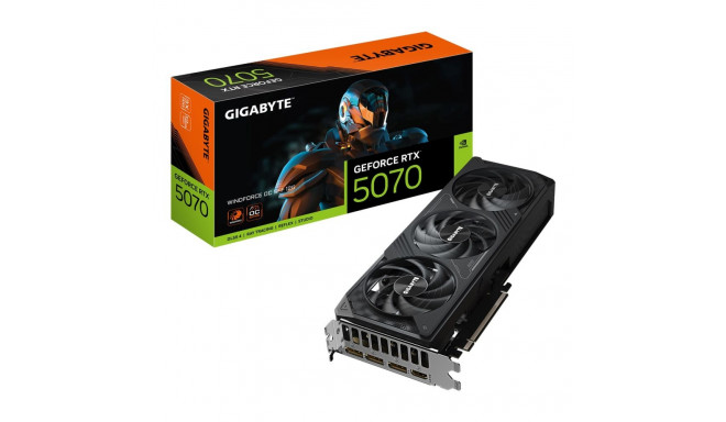 GIGABYTE GeForce RTX 5070 WINDFORCE OC SFF 12G graafikakaart, 12GB GDDR7, 192bit, PCI-E 5.0, 2542 MH