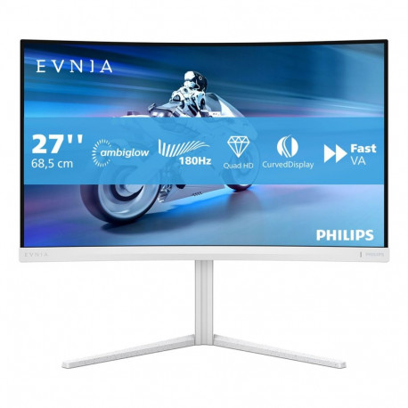 Philips Evnia 5000 27M2C5501/00 arvutimonitor 68,6 cm (27") 2560 x 1440 pikslit Quad HD LCD valge