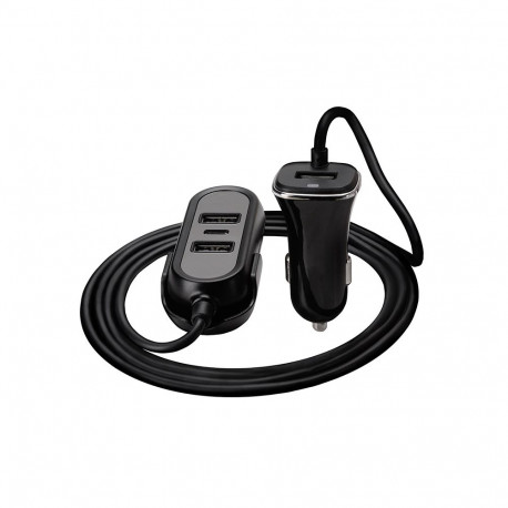 Ładowarka samochodowa TRACER 12-24V MULTICHARGE 3xUSB 7,2A + PD 18W