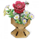 Puzzle 3D Flower bouquet - Roses